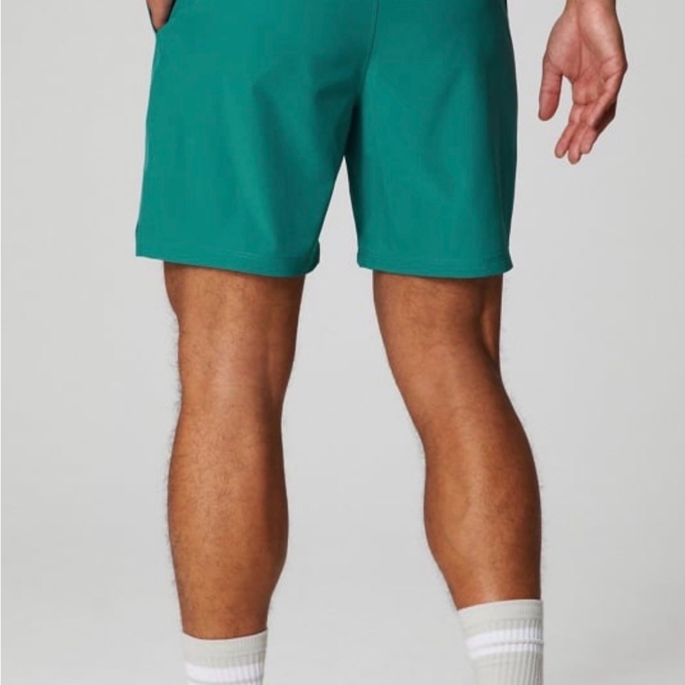 Fabletics Turquoise Athletic Shorts
